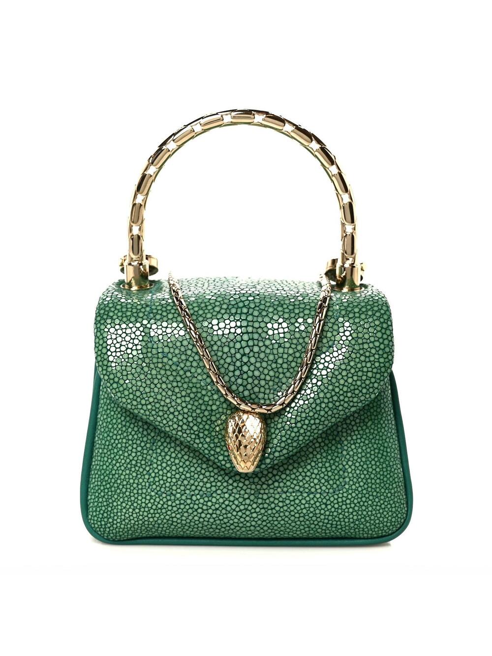 Bulgari Galuchat Serpenti Reverse Micro #348569B18B